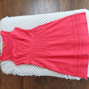 Tory Burch Ruffle Fit & Flare Darla Dress Woman's Size 8